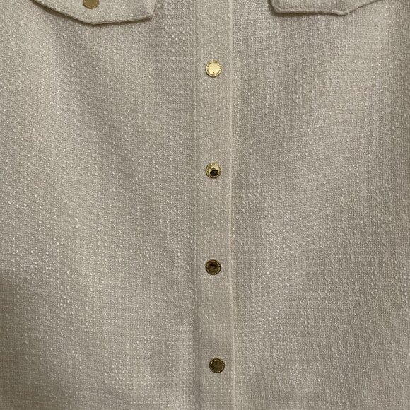 Marc New York Andrew Marc Button Front Mini Skirt  Size 14 - Picture 2 of 8